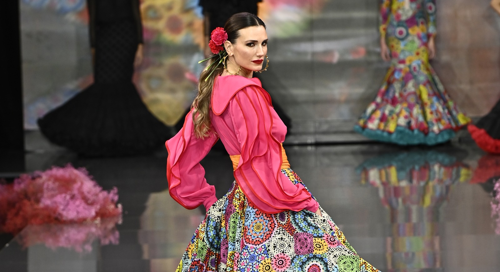 Vestido Flamenca - Trajes de flamencos Moda Rosa